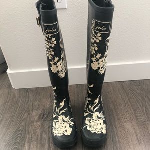 Joules tall rain boots